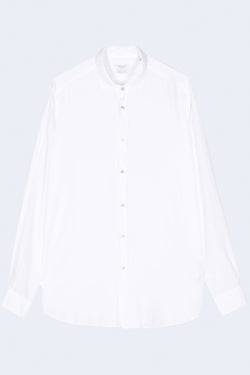 French Collar Shirt in White