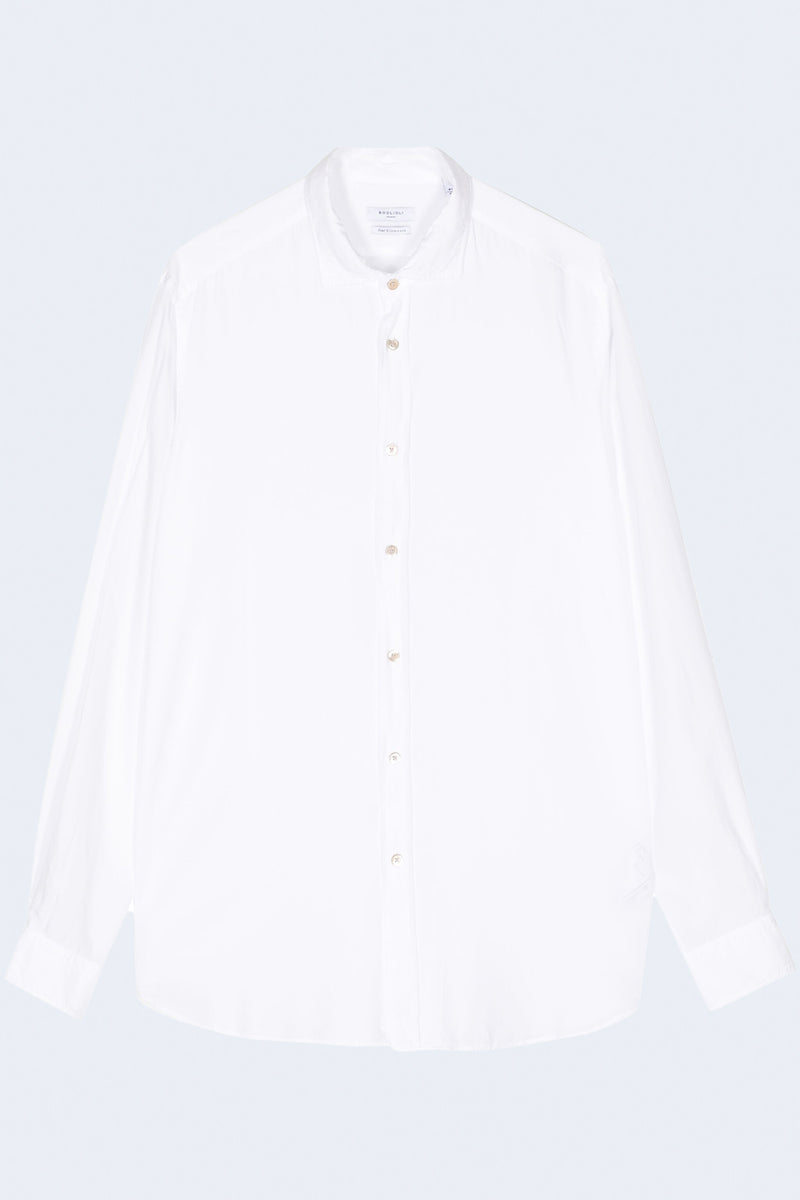 French Collar Shirt in White