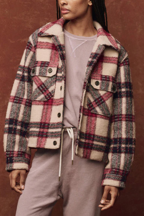 The Smith Jacket in Larkspur Plaid