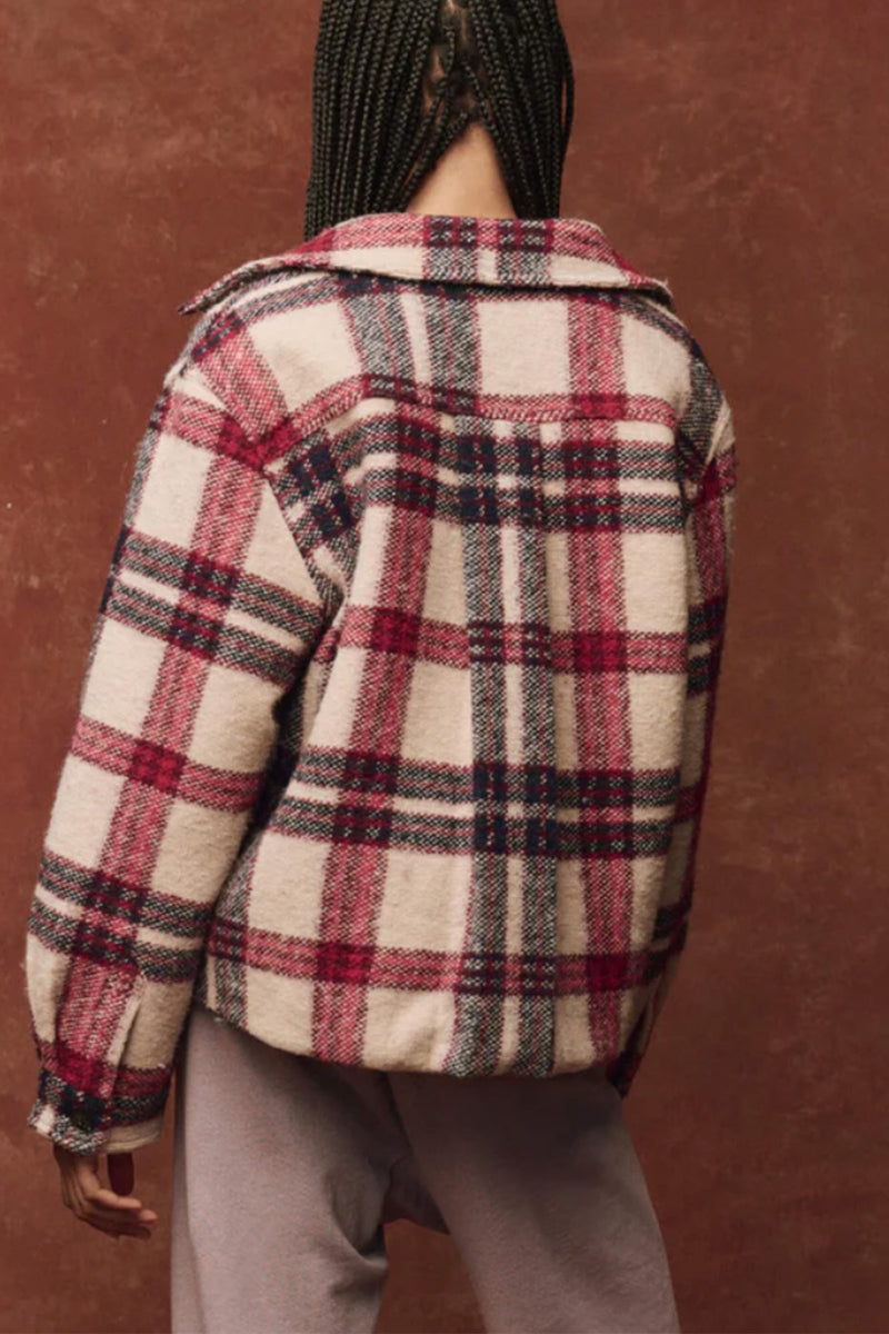 The Smith Jacket in Larkspur Plaid