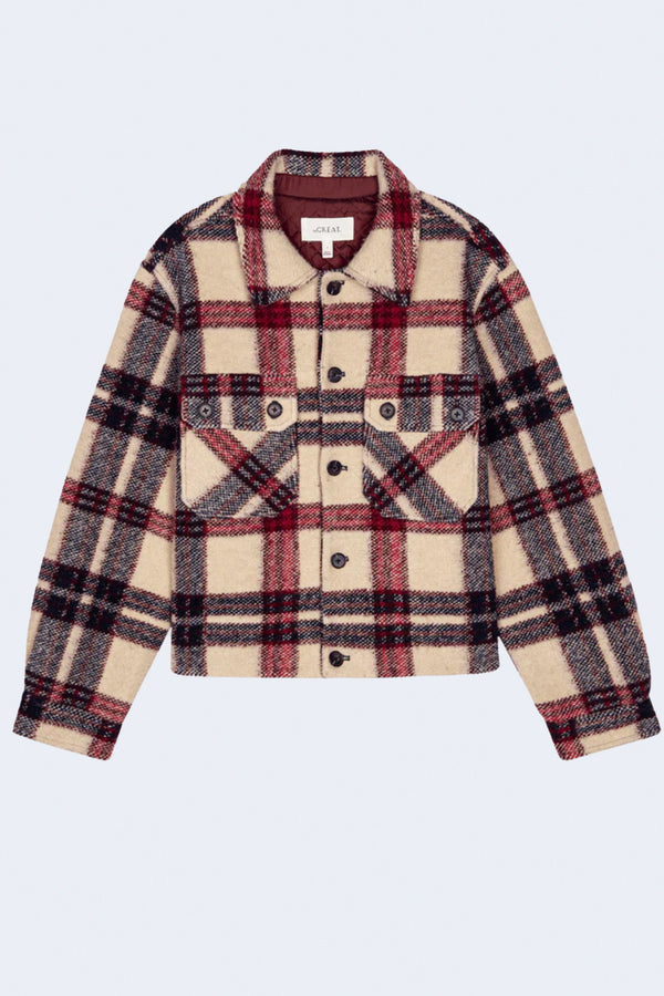 The Smith Jacket in Larkspur Plaid