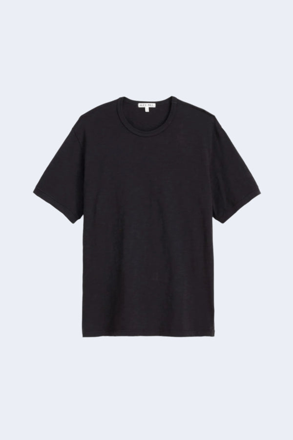 Men's Slub Cotton Standard T-Shirt in Black