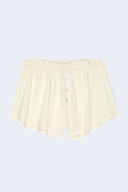 The Tap Short in Washed White