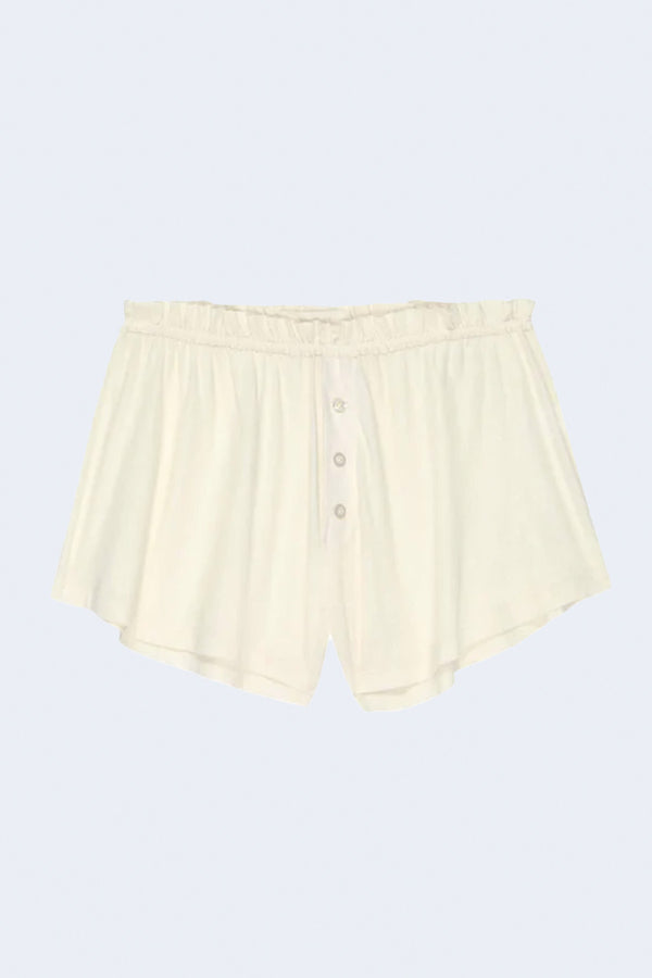 The Tap Short in Washed White