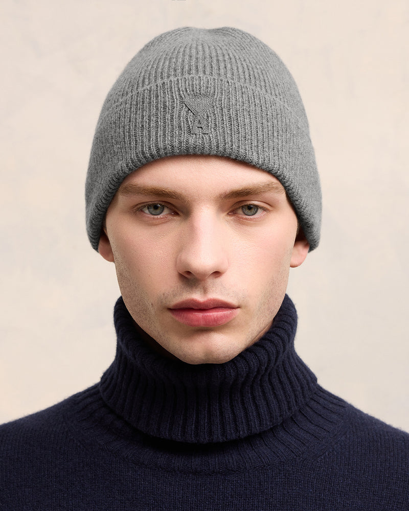 Tonal Adc Beanie in Light Grey