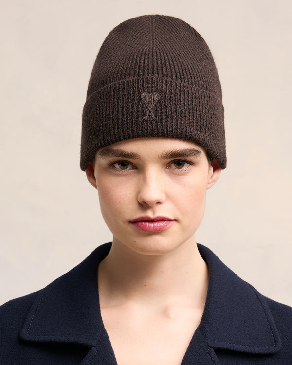 Tonal Adc Beanie in Dark Coffee