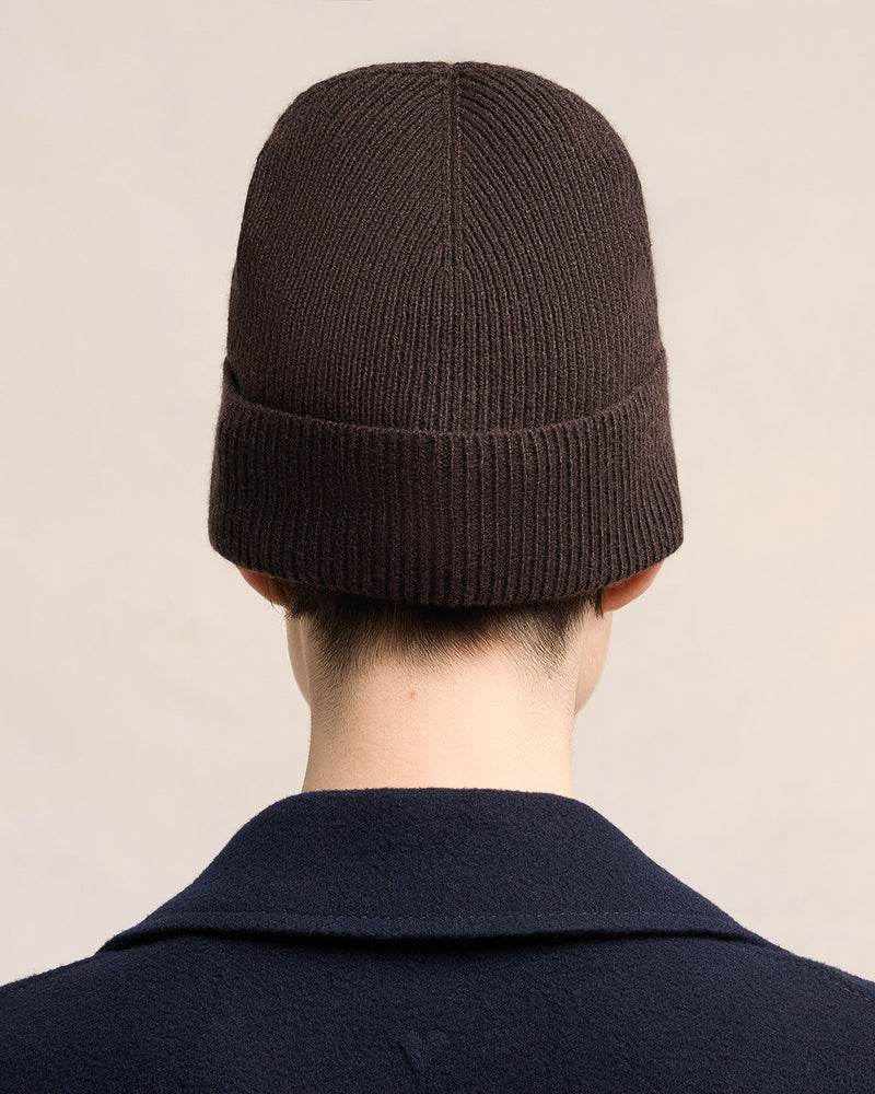 Tonal Adc Beanie in Dark Coffee