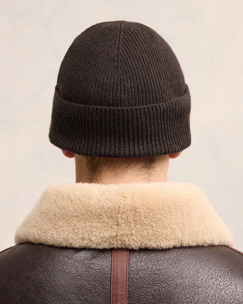 Tonal Adc Beanie in Dark Coffee