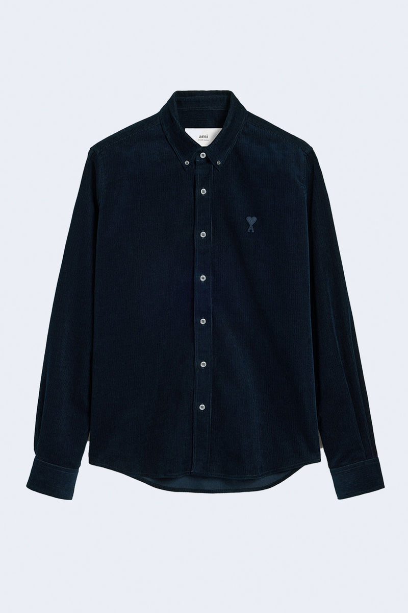 Classic Fit Shirt in Navy Blue