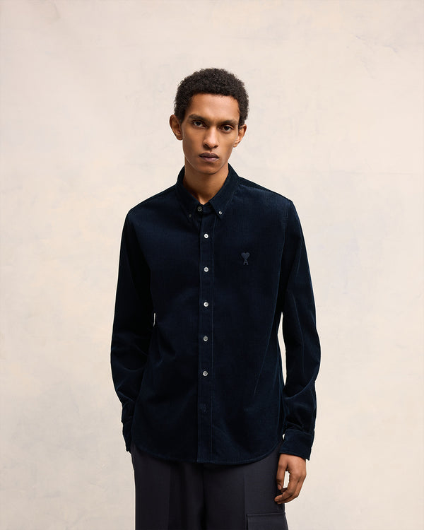 Classic Fit Shirt in Navy Blue