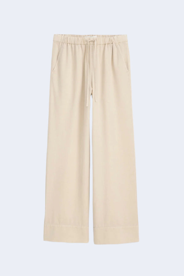 Women's Riley Drapey Twill Pant in Summer Linen