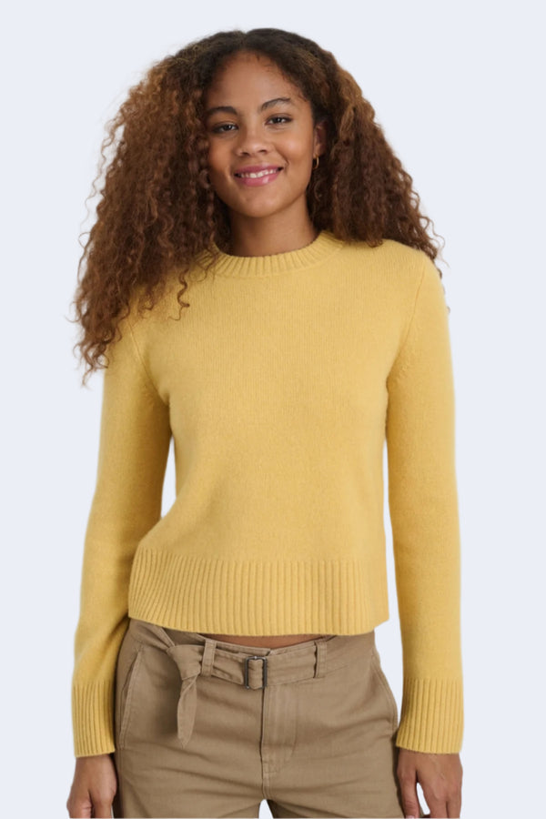 Women's Michelle Cashmere Sweater in Acacia