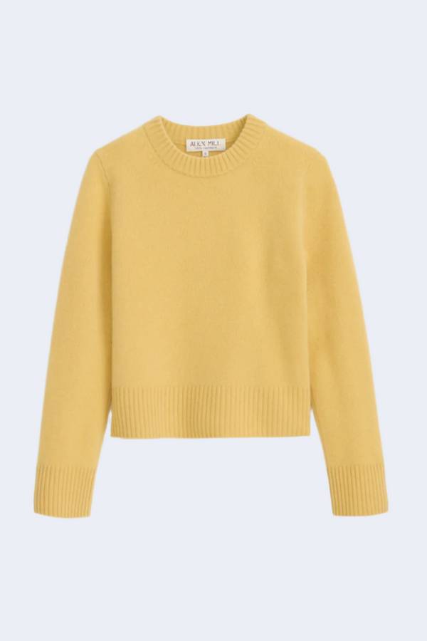 Women's Michelle Cashmere Sweater in Acacia