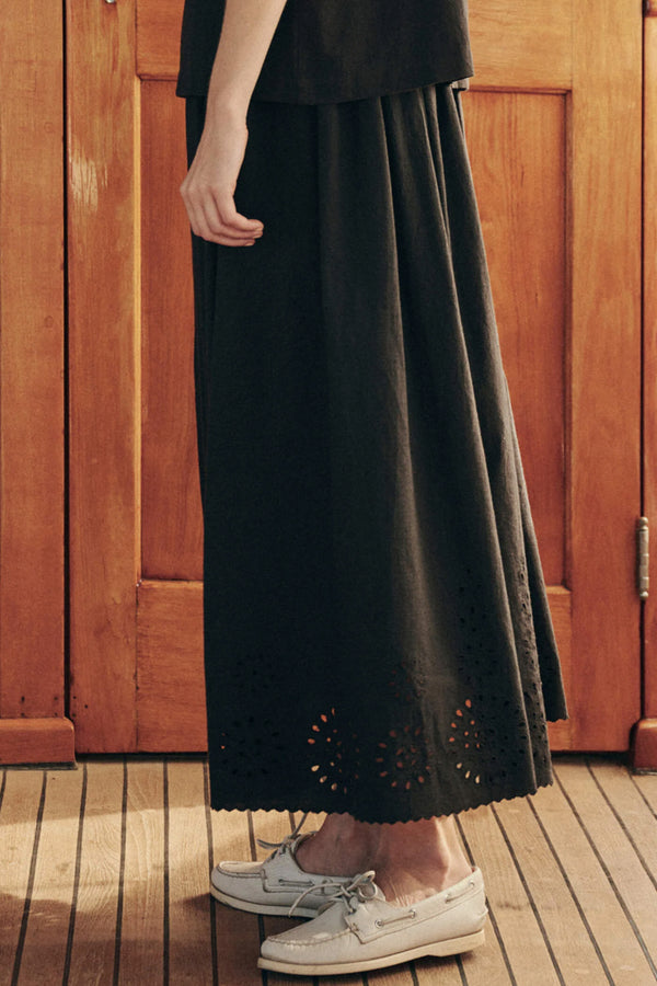 The Gather Skirt in Black