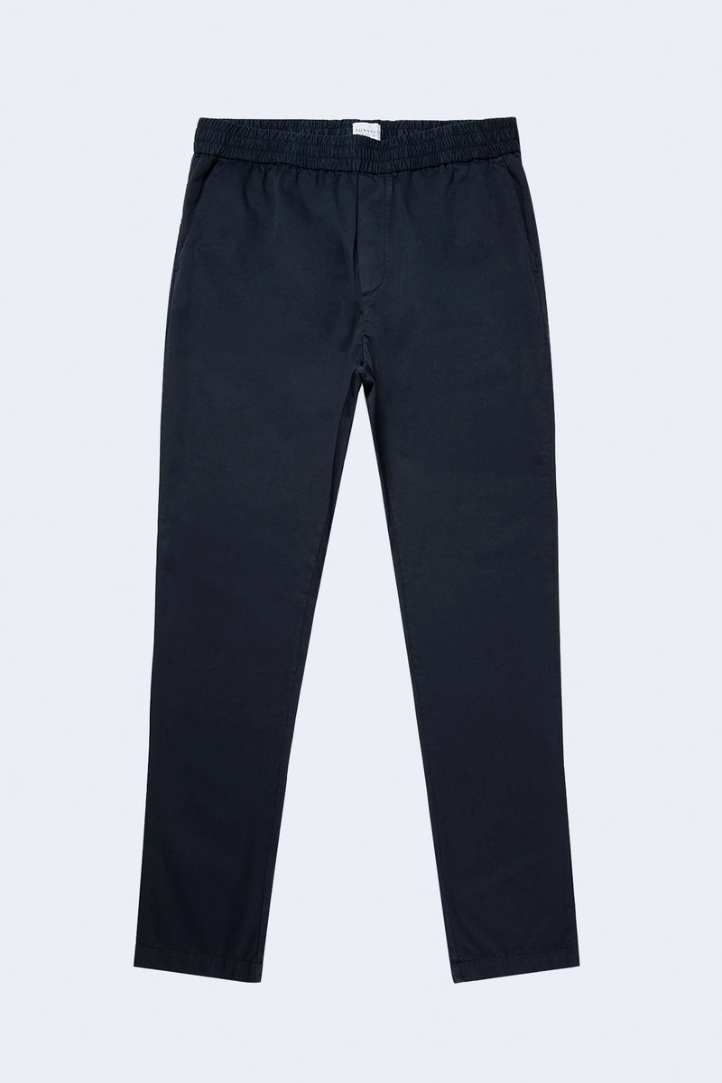 Drawstring Trouser in Navy