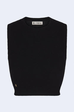 Sawyer Cashmere Vest in Black