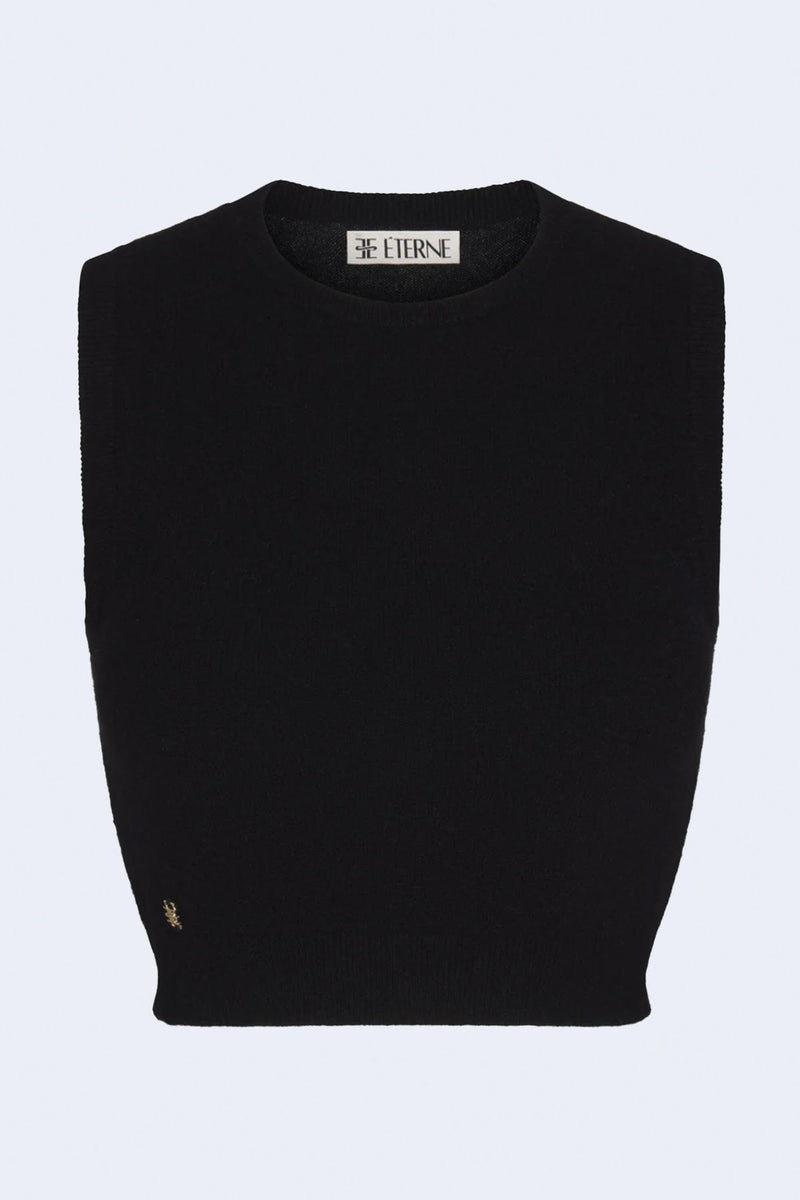 Sawyer Cashmere Vest in Black