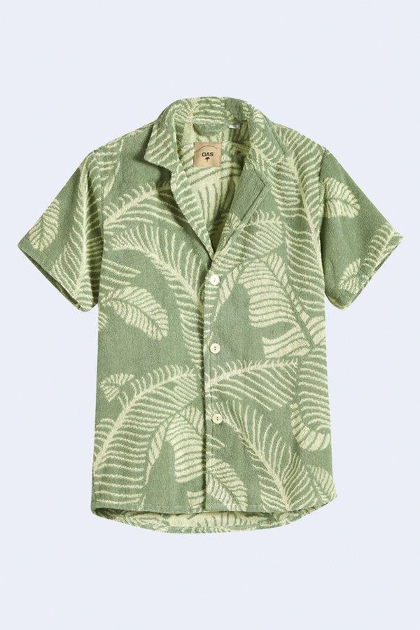 Cuba Terry Shirt in Banana Leaf