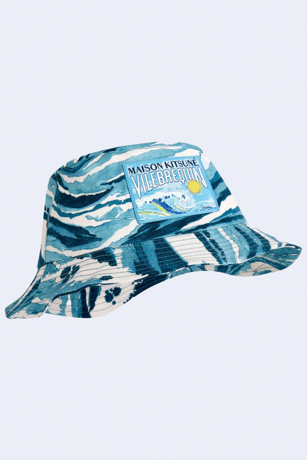 Boheme Wave Bucket Hat in Blu