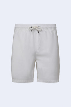 Air Linen Pull-On Short 6" in White