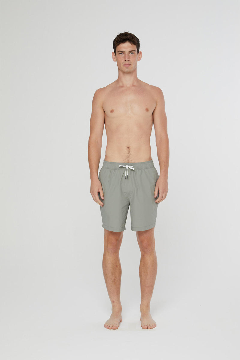 Men's Charles 7" Swim Short in Sage