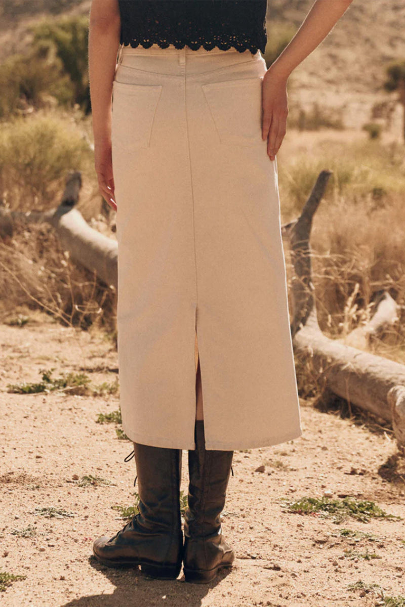 The Column Skirt in Natural