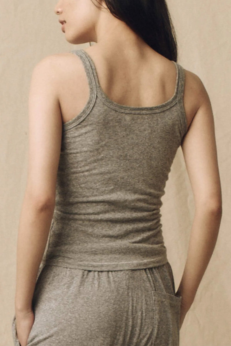 The Slim Tank in Heather Grey