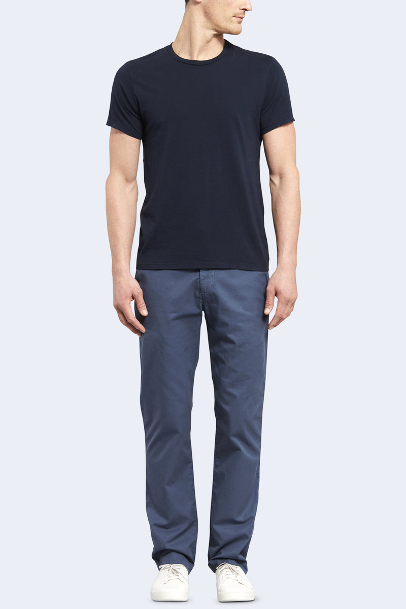 Short Sleeve Supima Crew Tee in Navy