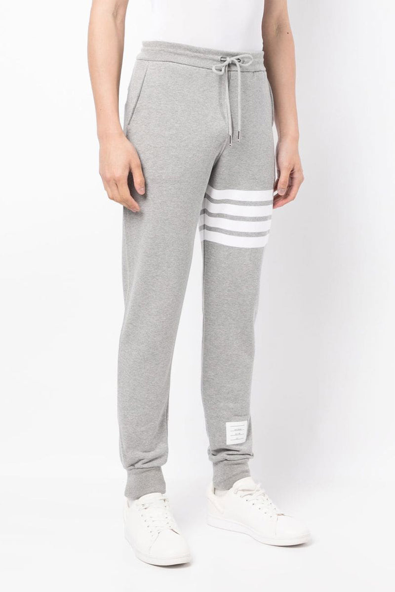 4Bar Loop Back Sweatpant in Light Grey